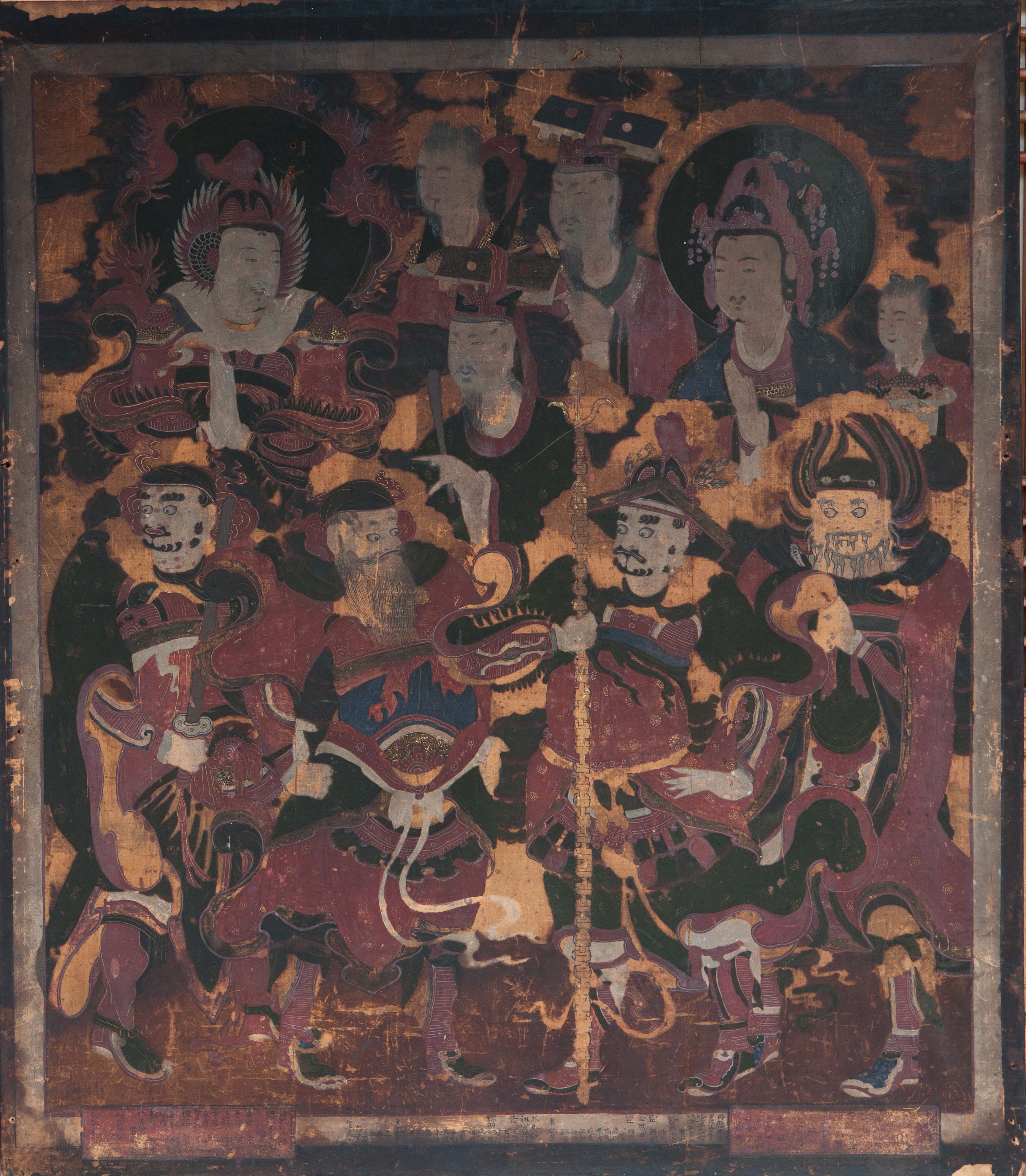 경산 선본사 신중탱화_1