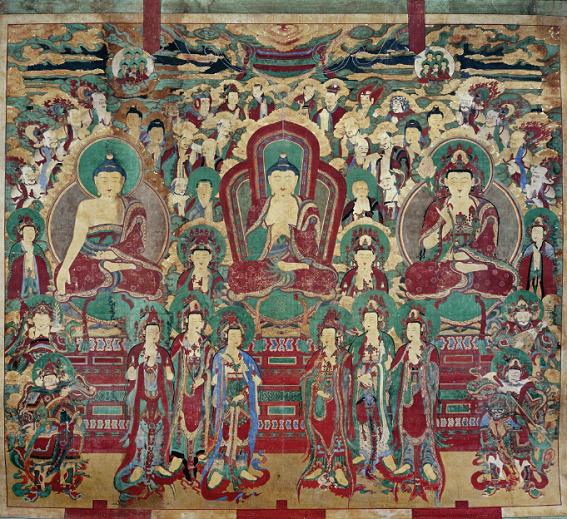 청도 운문사 비로자나삼신불회도_1