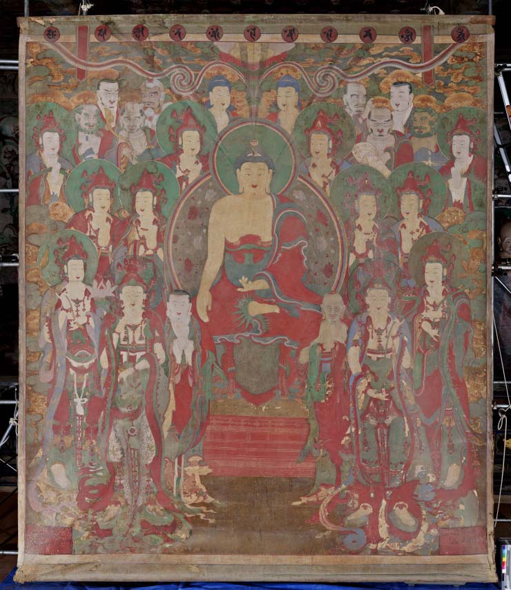 경주 불국사 영산회상도 및 사천왕 벽화_2