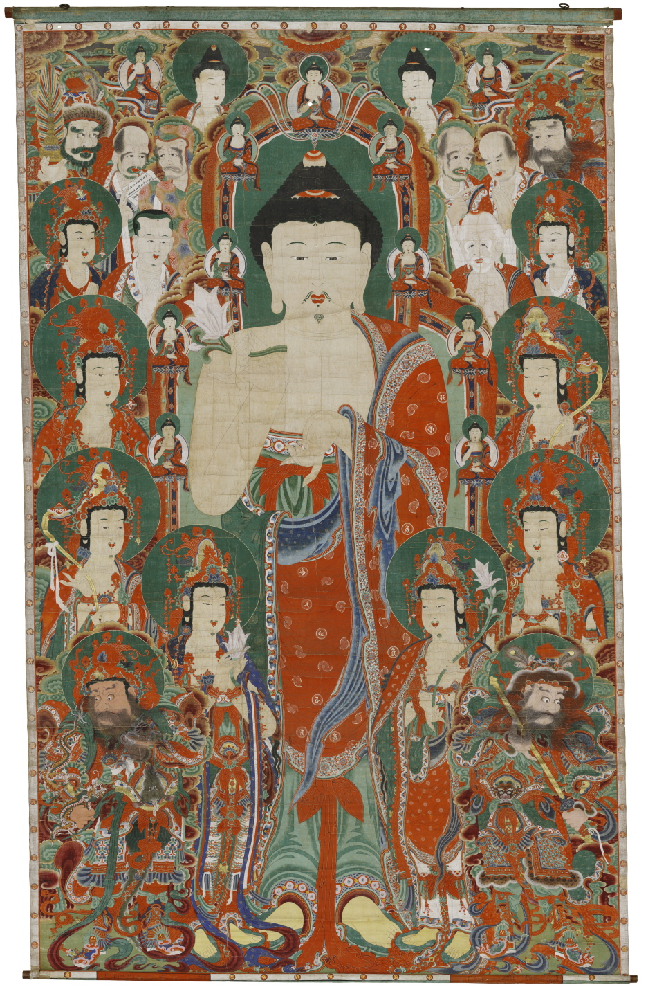 상주 남장사 영산회 괘불도_1