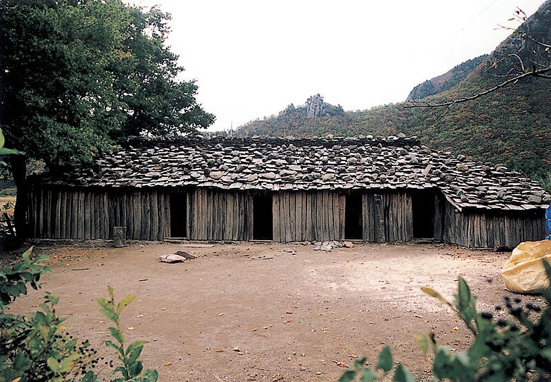 울릉 나리 너와 투막집과 억새 투막집_2