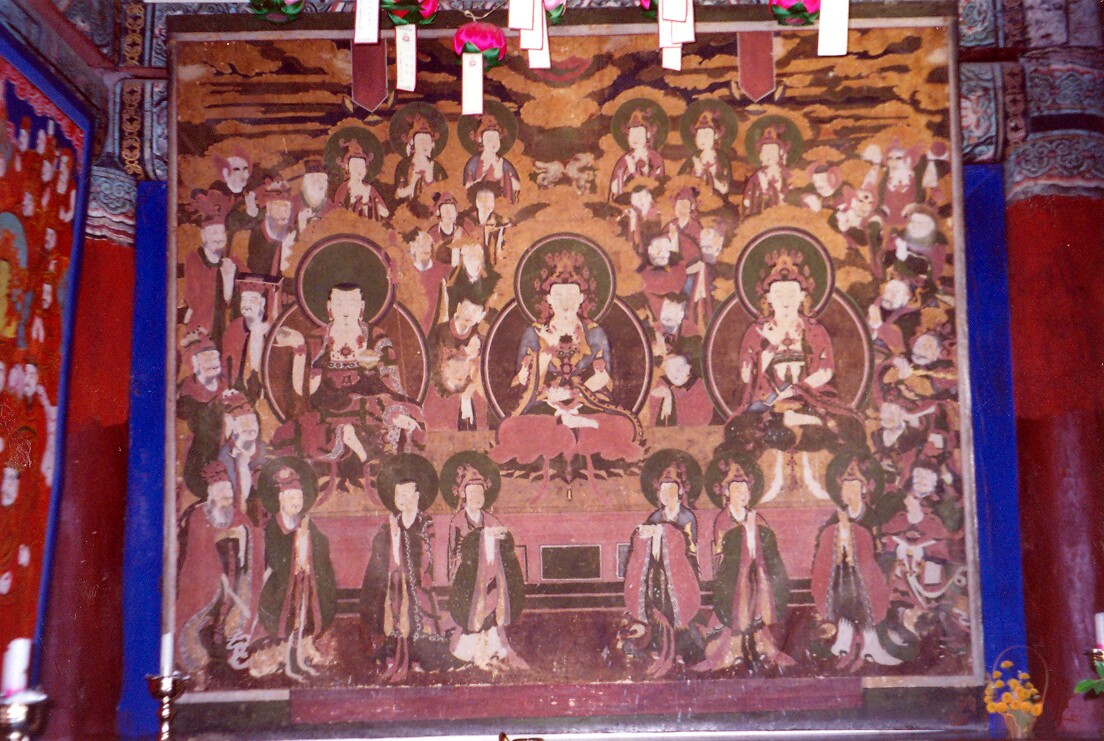 은해사 극락보전 후불탱화 및 삼장탱화_2